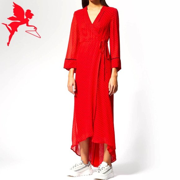 NWT GANNI Mullin Georgette Dress - Picture 1 of 10